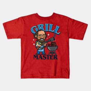 Stranger Things Funny Cute Kawaii Murray Bauman Grill BBQ Master 80's Retro Meme Kids T-Shirt